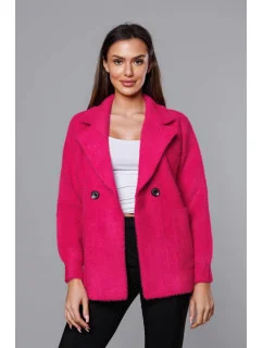 Krátky ružový prehoz cez oblečenie typu alpaka (CJ65)