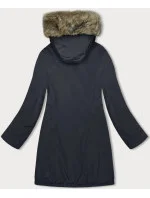 Tmavomodrá dámska zimná bunda (M-R45)