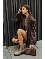 Botky Worker Dámské Zateplené D&A Taupe model 21674421 - S.Barski