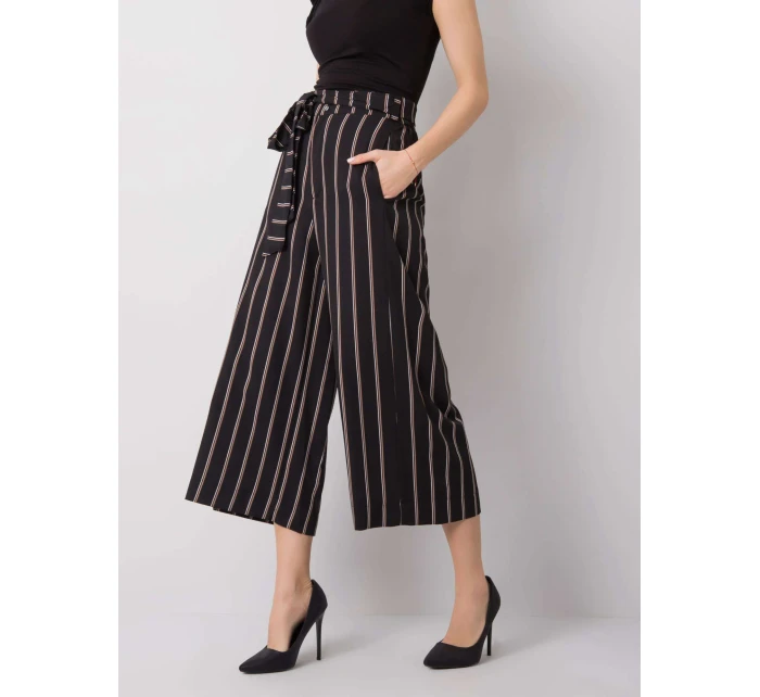 Kalhoty CHA SP model 17508373 černá a béžová - FPrice Kalhoty CHA SP model 17508373 černá a béžová - FPrice