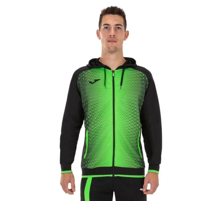 Pánská mikina Supernova model 20976118 Černá se zelenou - Joma