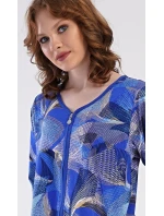 Dámske domáce šaty s trojštvrťovými rukávmi Eliza