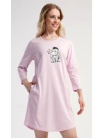 Dámske domáce šaty s trojštvrťovými rukávmi Donkey