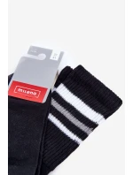 Dámské ponožky s ozdobným model 21679003 Černé - Milena