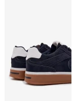 Sneakersy Męskie Niskie Big Star SS174021 HI-POLY SYSTEM Granatowe