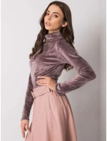 Halenka LK BZ model 17338886 tmavě lila - FPrice Halenka LK BZ model 17338886 tmavě lila - FPrice