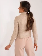 Sweter TW SW model 19525683 beżowy - FPrice Sweter TW SW model 19525683 beżowy - FPrice