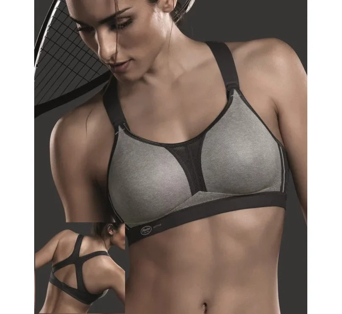 Dámská sportovní podprsenka Heather grey model 20586186 - Anita Dámská sportovní podprsenka Heather grey model 20586186 - Anita