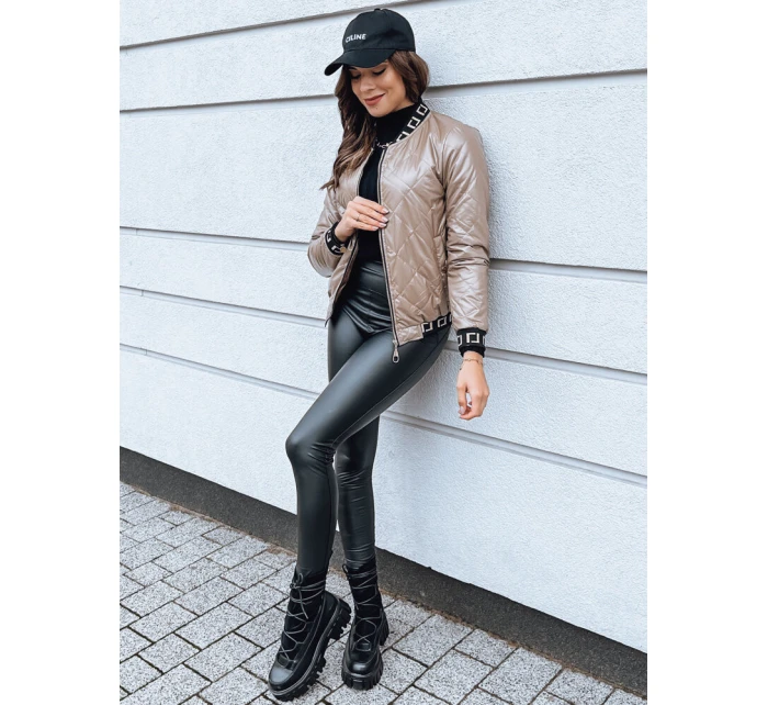 Dámská prošívaná bunda camel Dstreet model 21964284 - FashionStreet