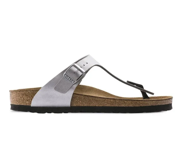 Dámské stříbrné žabky Gizeh model 20701296 - Birkenstock Dámské stříbrné žabky Gizeh model 20701296 - Birkenstock