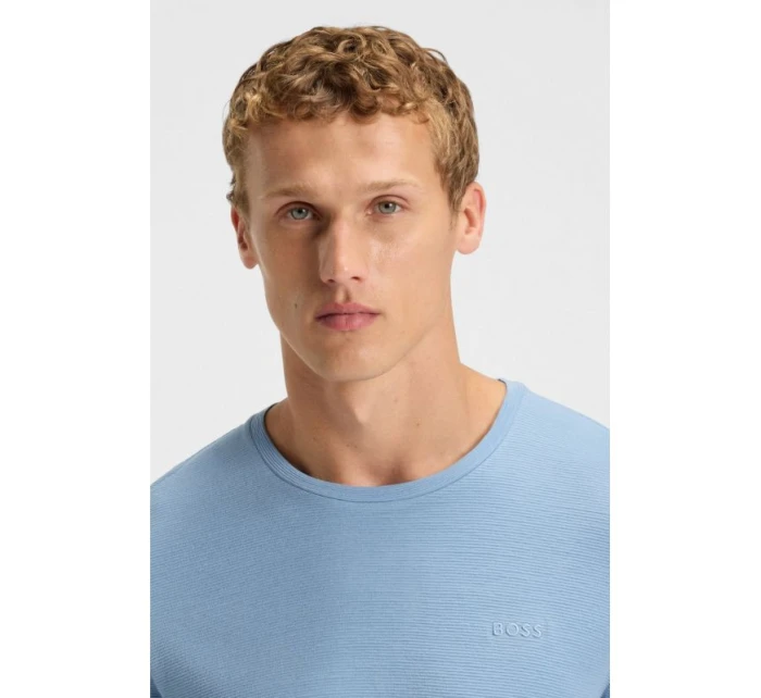 Tričko Boss Rib Azzurro M 50509328-450 pánske