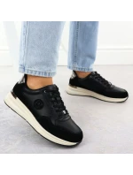 Dámske čierne kožené čižmy Filippo DP7106/25