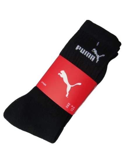 PUMA dlhé ponožky čierne /3 páry/ 7308 200 PUMA dlhé ponožky čierne /3 páry/ 7308 200