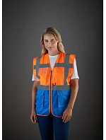 Yoko HVW 801 Hi-Vis multifunkčná vesta 79.W801 sapphire Yoko HVW 801 Hi-Vis multifunkčná vesta 79.W801 sapphire