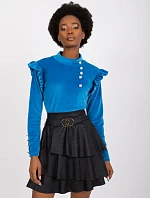 Blúzka DHJ BZ 6533A.44P tmavo modrá