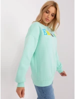 Bluza EM BL 617 model 18955339 mietowy - FPrice Bluza EM BL 617 model 18955339 mietowy - FPrice