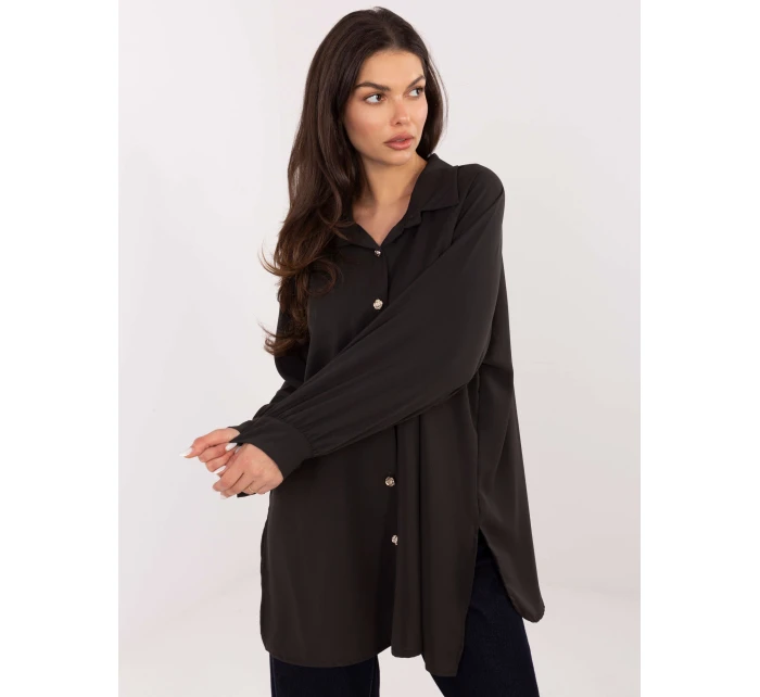 Košeľa IT KS 29022.25 tmavohnedá