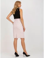 Sukňa LK SD 506633.11 svetlo ružová