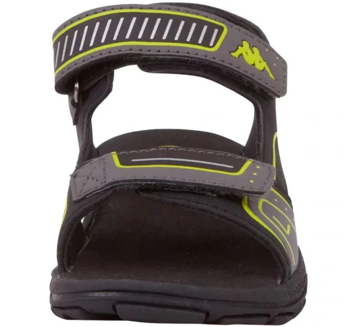 Detské sandále Paxos K 260864K 1133 Čierna so zelenou - Kappa