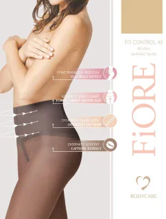Fiore Fit Control 40 den M5205 farba:tan