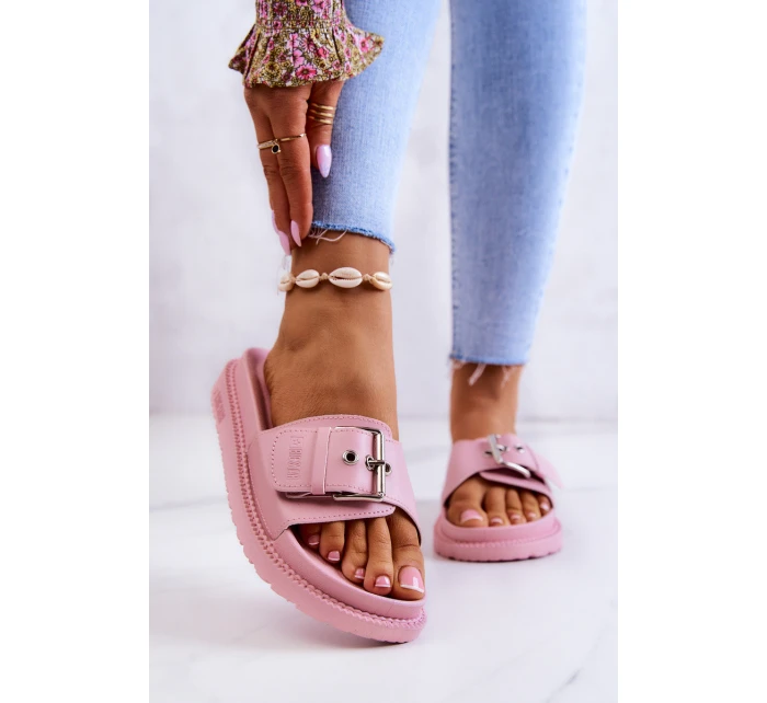 Klasické pantofle Big Star Růžová model 21579639 - Big Star Shoes