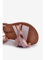 Lesklé Dětské Na Suchý Zip Růžové model 21663097 - Boto