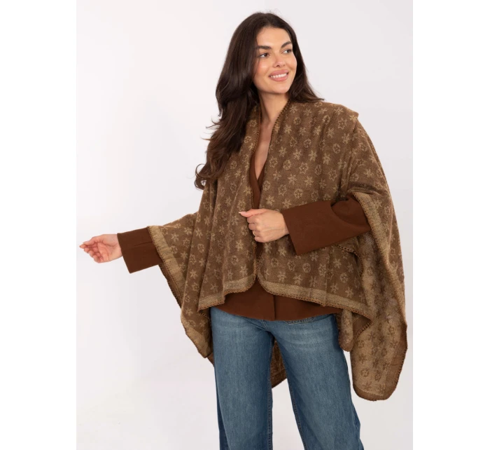 Poncho AT  camelowy model 21334752 - FPrice