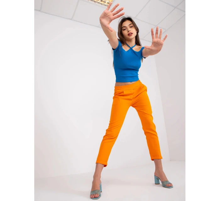 Dámske nohavice DHJ SP 2536.69 Oranžová - FPrice