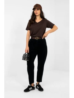 Šnúrové nohavice model 224056 Taliansko Moda