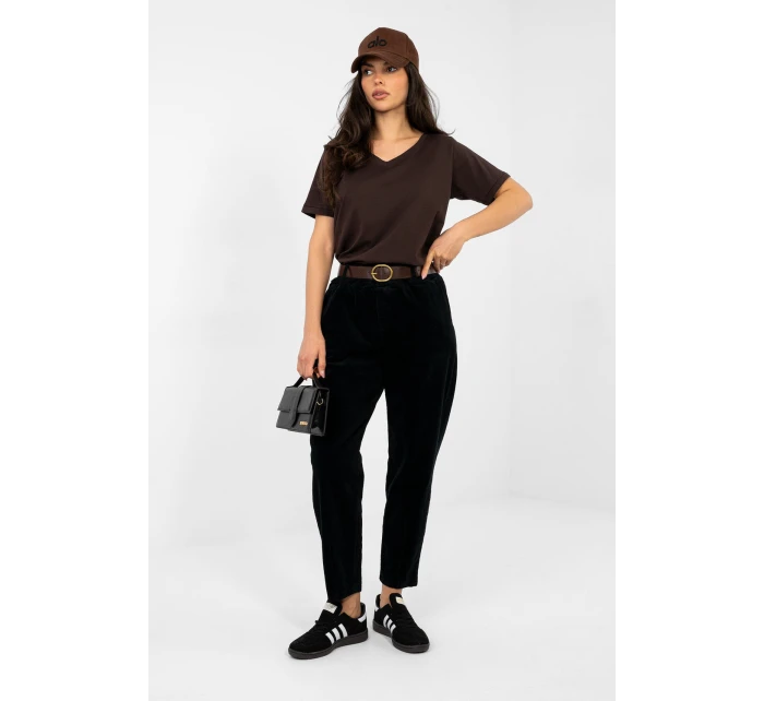 Šnúrové nohavice model 224056 Taliansko Moda