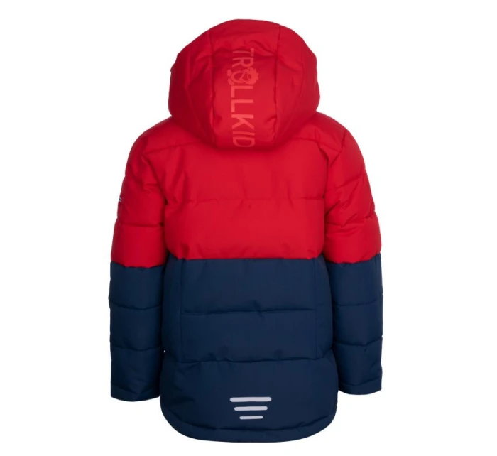 Detská zateplená nepremokavá zimná bunda Trollkids Gryllefjord s kapucňou (365-410)