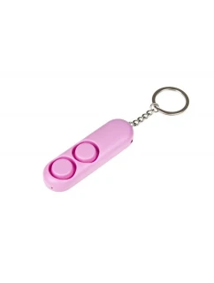 Osobný alarm GUARD Piranha pink, 2 sirény-130dB (YC-001-PI)