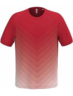 Kariban ProAct PA 4047 Unisexové športové tričko s farebným prechodom 20.4047 sporty red