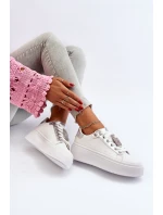 Dámské tenisky s ozdobou Bílé model 21652244 - Boto
