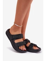 Dámské Pěnové Sandály Se Zipem Big Star Černé model 21694586 - Big Star Shoes
