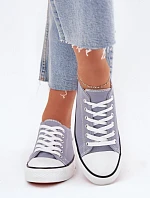 Damskie Klasyczne Trampki Niebieskie Omerta