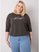 Blúzka RV BZ 6391.48 tmavá khaki