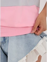 Blúzka RV BZ A1213.80 sivo-ružová