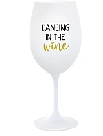 DANCING IN THE WINE - biely pohár na víno 350 ml