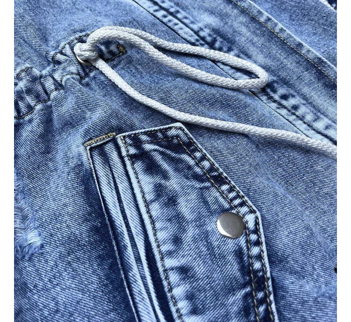 Volná dámská džínová bunda ve světle modré barvě model 18845683 - Good looking Volná dámská džínová bunda ve světle modré barvě model 18845683 - Good looking