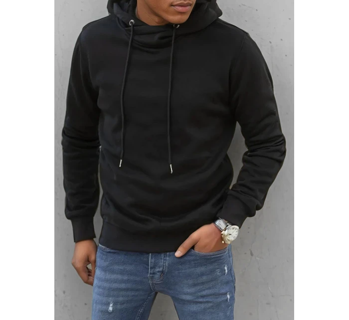 Pánska mikina s kapucňou čierna FashionStreet BX5429