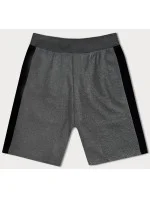 Tmavosivé pánske športové kraťasy (8K281-5)
