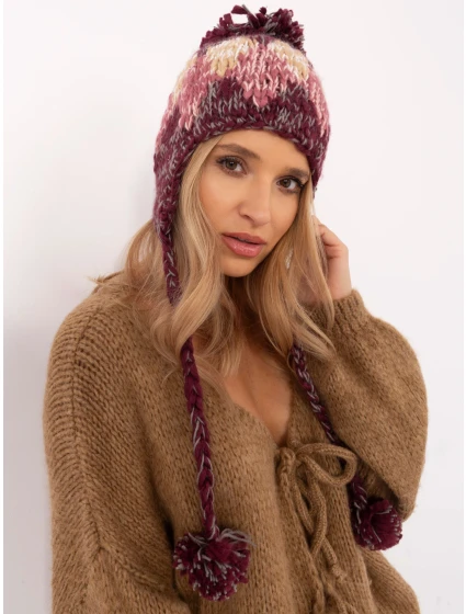 Čiapka AT CZ CHA9213.91 bordová