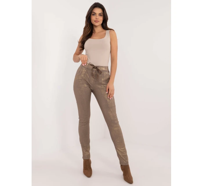 Nohavice DHJ SP 21258.32 dark lilac Nohavice DHJ SP 21258.32 dark lilac