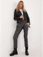 Spodnie DHJ SP model 20576477 grafitowy - FPrice