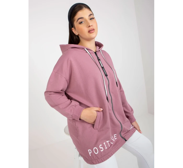 Mikina RV BL 8302.78 tmavo ružová