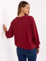 Bluza RV BL model 21320029 bordowy - FPrice Bluza RV BL model 21320029 bordowy - FPrice
