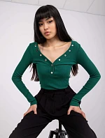 Blúzka RV BZ 7439.18 tmavo zelená