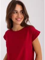 T shirt RV TS model 21863378 bordowy - FPrice