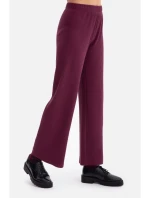 B300 Pletené nohavice - slivka